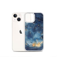 Image 17 of Celestial Constellation Night Sky Stars and Clouds Painting Clear Case for iPhone®