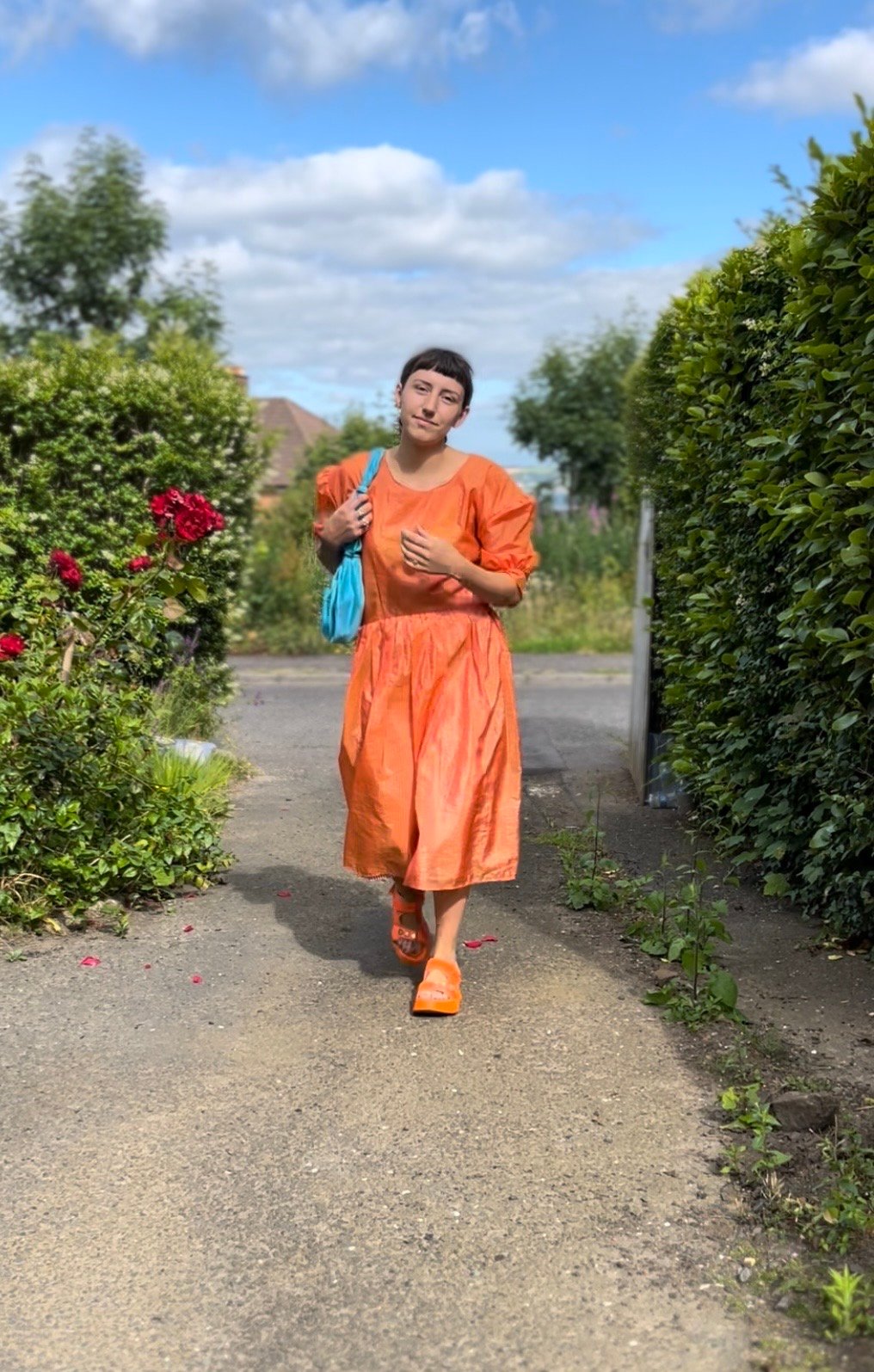 Orange hot sale easter dress