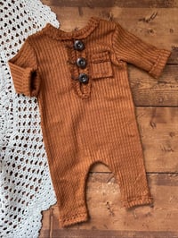 Image 1 of Copper Newborn Romper