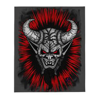 Image 2 of Devilish Grin Throw Blanket