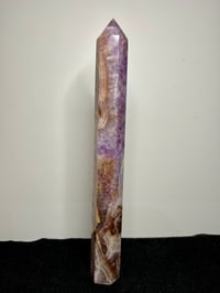 Image 8 of Large Lace Agate with Amethyst Generator #2840