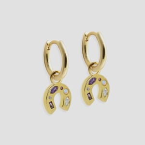 Image of Junk Jewels Mini Lucky Charm Earrings