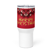 Image 2 of Travel mug with a handle (MERRY CHRISTMAS)