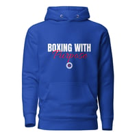 Image 5 of Boxing with Purpose Adult Hoodie(White Logo)