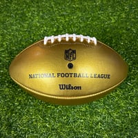 Image 3 of 2019 Wilson NFL Authentic 100th Anniversary Gold Honors Award Football Trophy