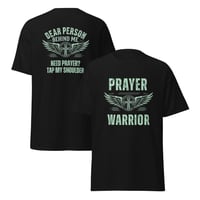 Image 2 of Prayer Worrior (mint lettering)  - Unisex classic tee