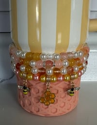 Image 1 of Butter Bee Tumbler Bracelet Stack
