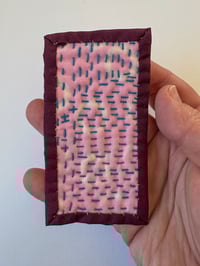 Image 5 of Bleach Series No. 4 - tiny art quilt