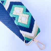 Image 2 of Navy and Green Strap