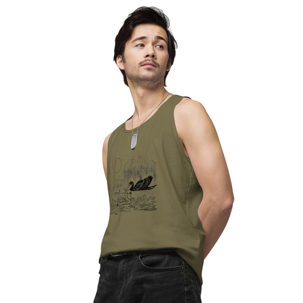 Swan Lake Men’s premium tank top