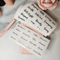 Image 4 of Slim Zippy Cash Wallet W/ Sparkle Effect ✨️