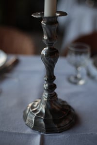 Image 4 of Kerzenständer, einflammig, Zinn, neobarock
