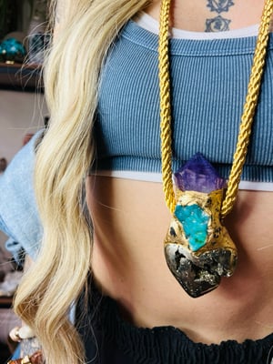 Image of ROOTS TO BLOSSOM- Pyrite Heart 