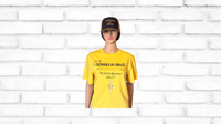Image 2 of Heavenly Made Apparel Crowned By Grace Yellow Adult T-Shirt