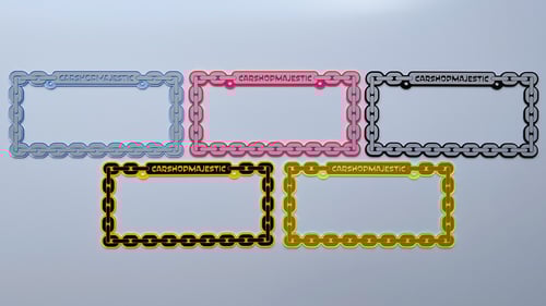 Image of Chain Link Plate Frame