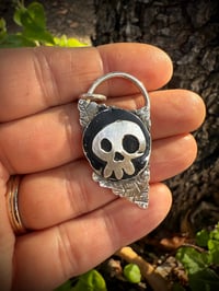 Image 2 of Steve Here Collab Skull Sterling Silver