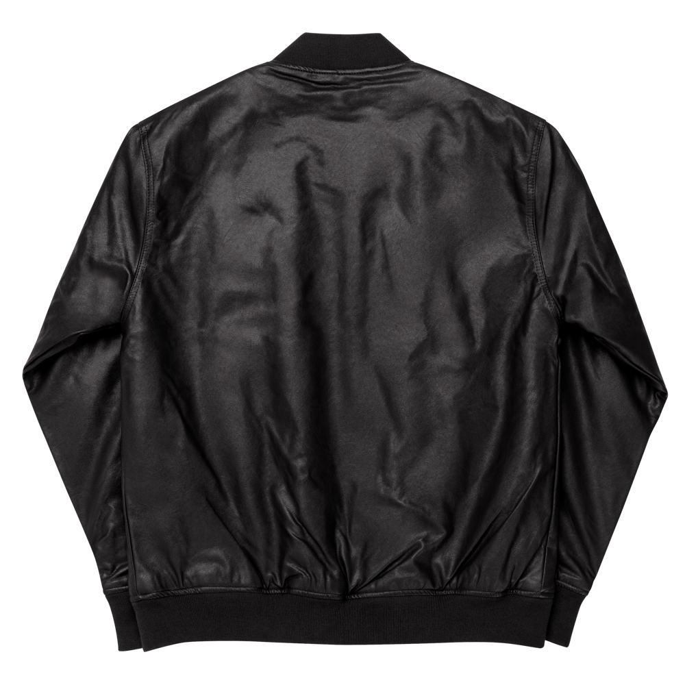 NATSOC Leather Bomber Jacket