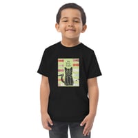 Image 4 of Toddler jersey t-shirt with Kitten