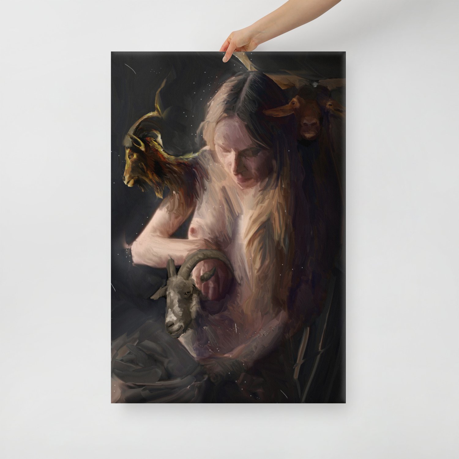 Canvas Print - The Goat Witch