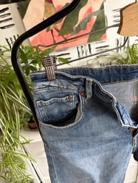 Image 2 of H & M button up denim shorts 