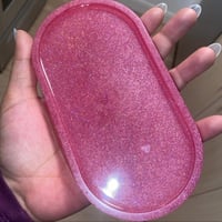 Image 2 of pink glitter bomb pill tray 