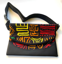 Image 3 of Fanny Pack Designs By IvoryB Black Green Yellow 