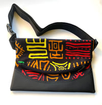 Image 3 of Fanny Pack Designs By IvoryB Black Green Yellow
