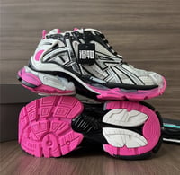 Image 2 of Silver/Pink Runners