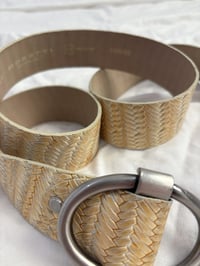 Image 2 of Textured leather belt