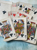 Jeu de 52 cartes anglais, vintage 