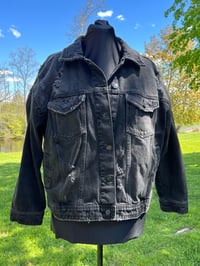 Image 4 of XL Red & Black Tie Quilt Jacket