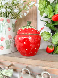 Image 2 of Strawberry Pot with Spoon