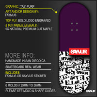 Image 1 of SAYVUR ‘TAB’ PURP