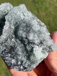 Image 9 of Green Fluorite With Sugar Quartz Specimen #1589 