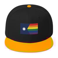 Image 10 of Minnesota Rainbow Pride Flag (6 Stripe) Ballcap