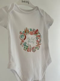 Image 3 of Holiday Wreath T-Shirt - 4 Options