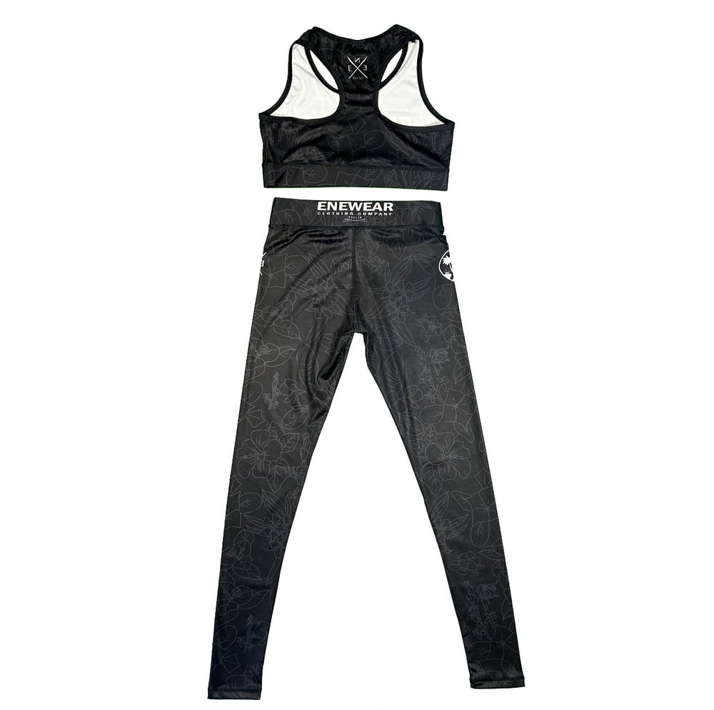 Image of FLORAL SEAL LADIES WORKOUT FIT