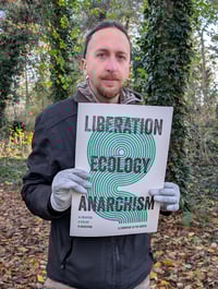 Image 1 of 'LIBERATION, ECOLOGY, ANARCHISM' Risograph Print