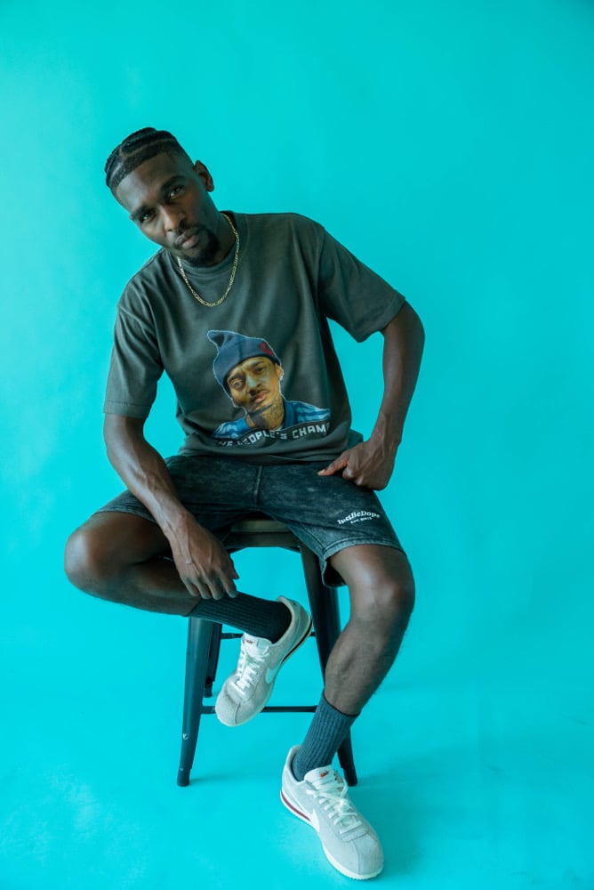 Image of JustBeDope acid wash shorts