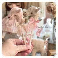 Image 4 of Custom order for Beth - Handmade whimsical hobby horse and teacup elephant