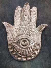 Image 1 of Hamsa Incense Burner Gunmetal