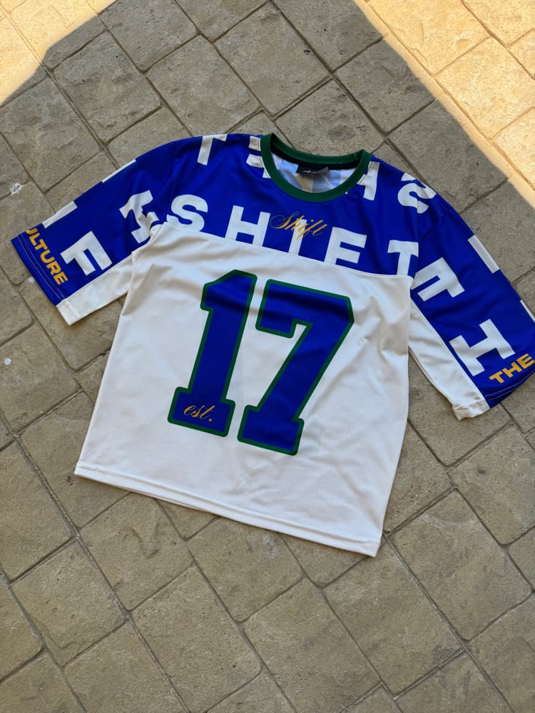 Blue/Cream Jersey 