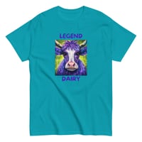 Image 11 of Unisex classic tee, Legend Dairy Cow T-Shirt | Funny Farm Pun Graphic Tee