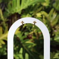 Image 1 of Cross Stud Earrings | Waterproof