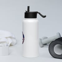 Image 3 of Buffalos own Stainless steel water bottle with a straw lid