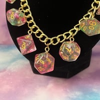 Image 2 of DND Dice Set Necklace