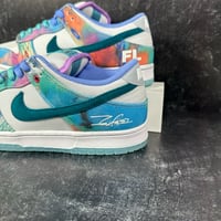 Image 10 of NIKE FUTURA LABORATORIES X DUNK LOW OG QS SB BLEACHED AQUA MENS SHOES SIZE 9.5 NEW