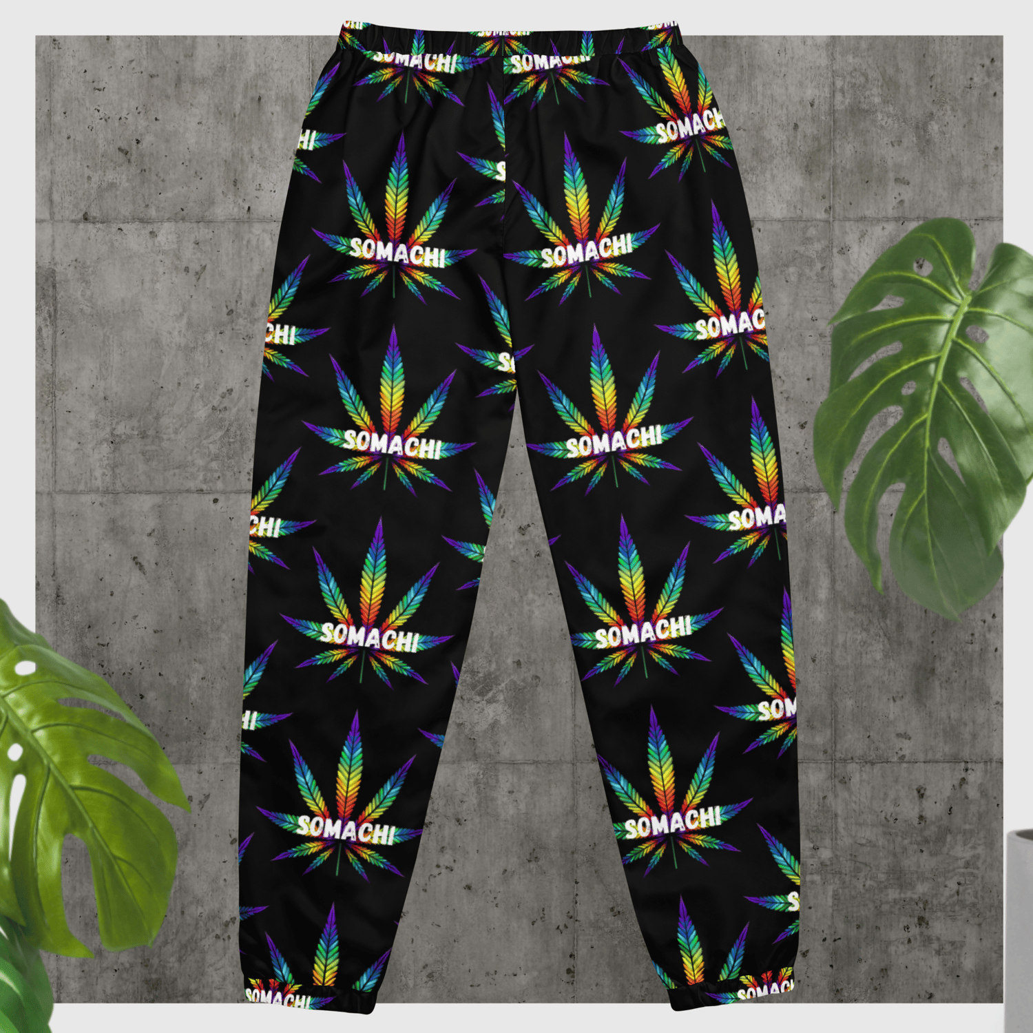 Image of Somachi Cannabis Water Resistant Windbreaker Streetwear