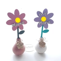 Image 1 of Flor Eterna en Madera Personalizada | Detalle Agradecimiento