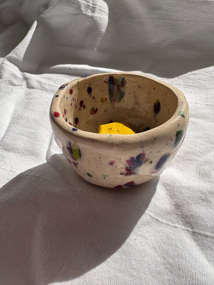 Image of speckled star cup